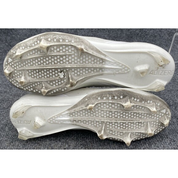 adidas Adizero Electric Football Cleats Men 7.5 White Silver Metallic IE4374 main image 7